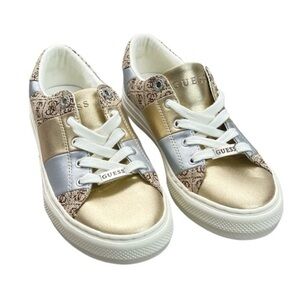 Guess Gold Lust Lace-Up Sneaker  Women's Size 8M